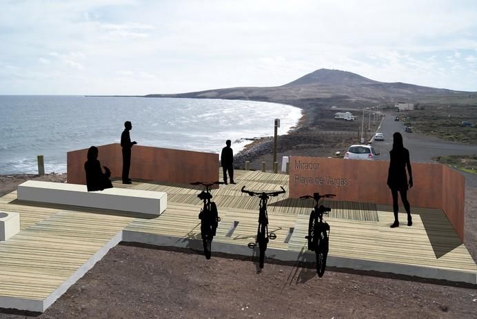 Mirador en la Playa de Vargas