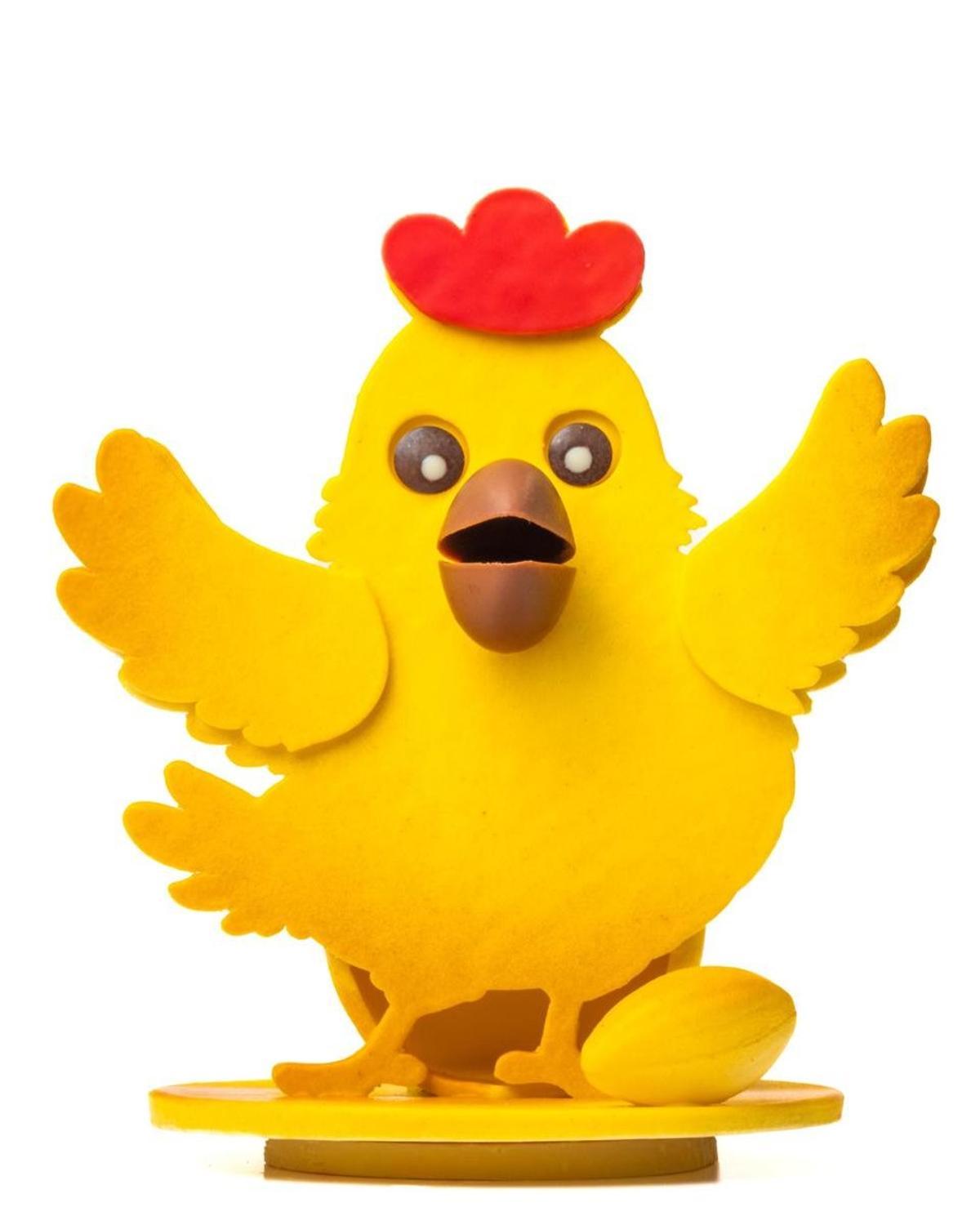 Esta es la Mona de Pascua con forma de gallina de La Duquesita.