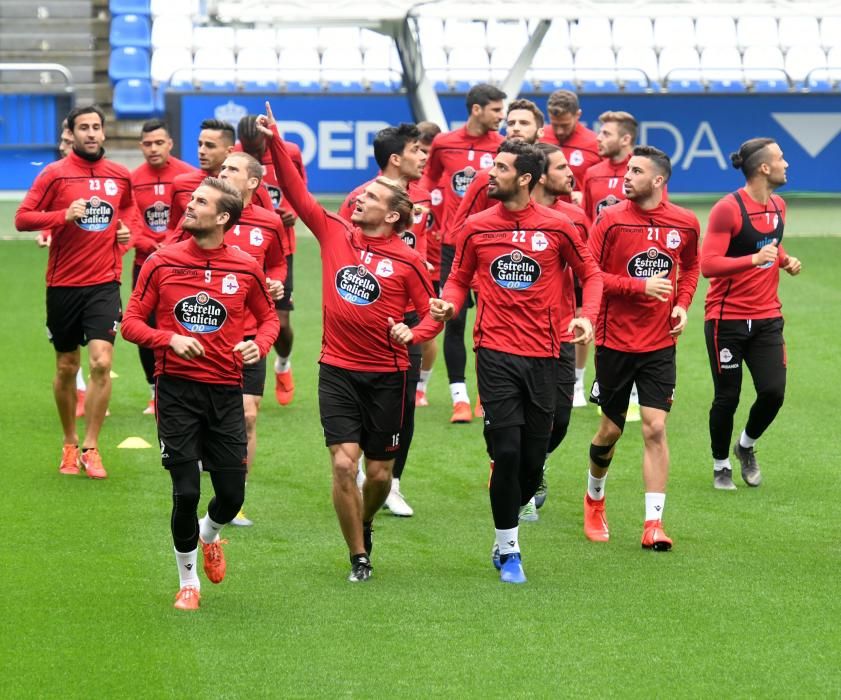 El Dépor trabaja antes de medirse al Alcorcón