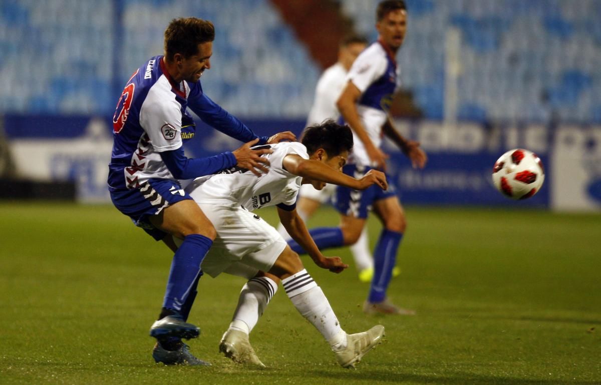 El Ebro se bate contra el Valencia en un partido de Copa de Rey