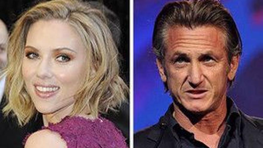 Sean Penn y Scarlett Johansson cenan juntos en México