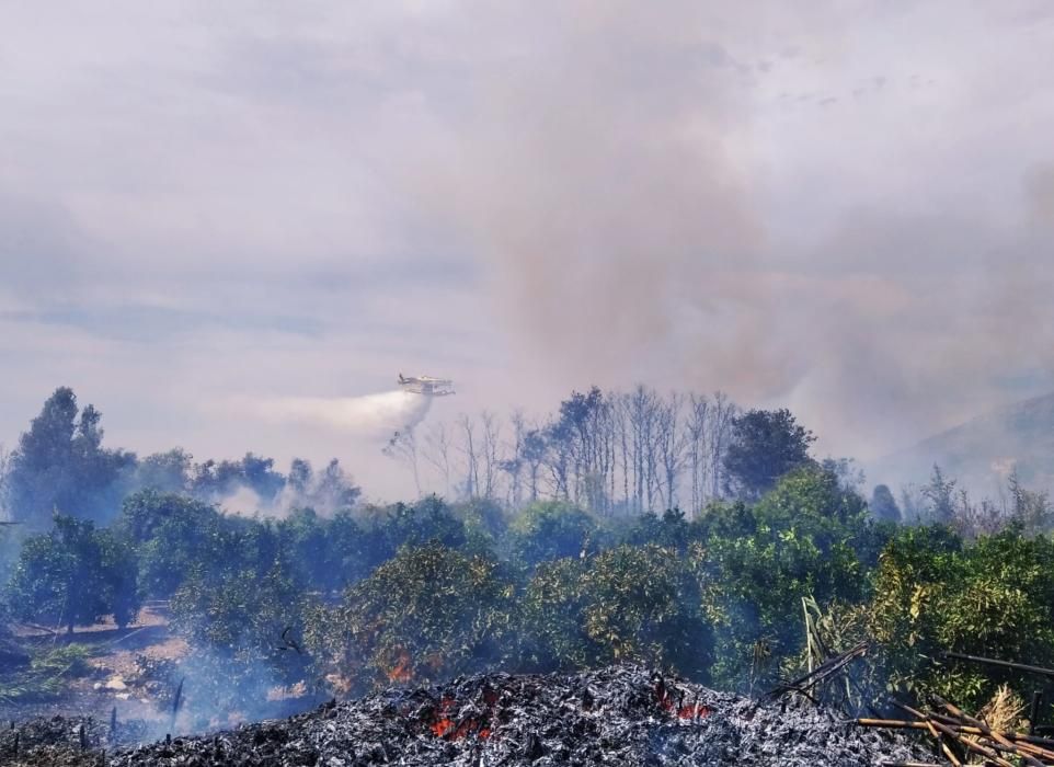 Nuevo incendio en Gata, el tercero desde el sábado