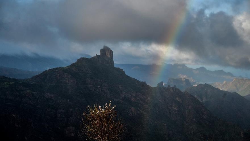 Nieva en la cumbre de Gran Canaria