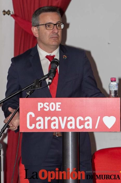 Presentación candidatura PSOE en Caravaca