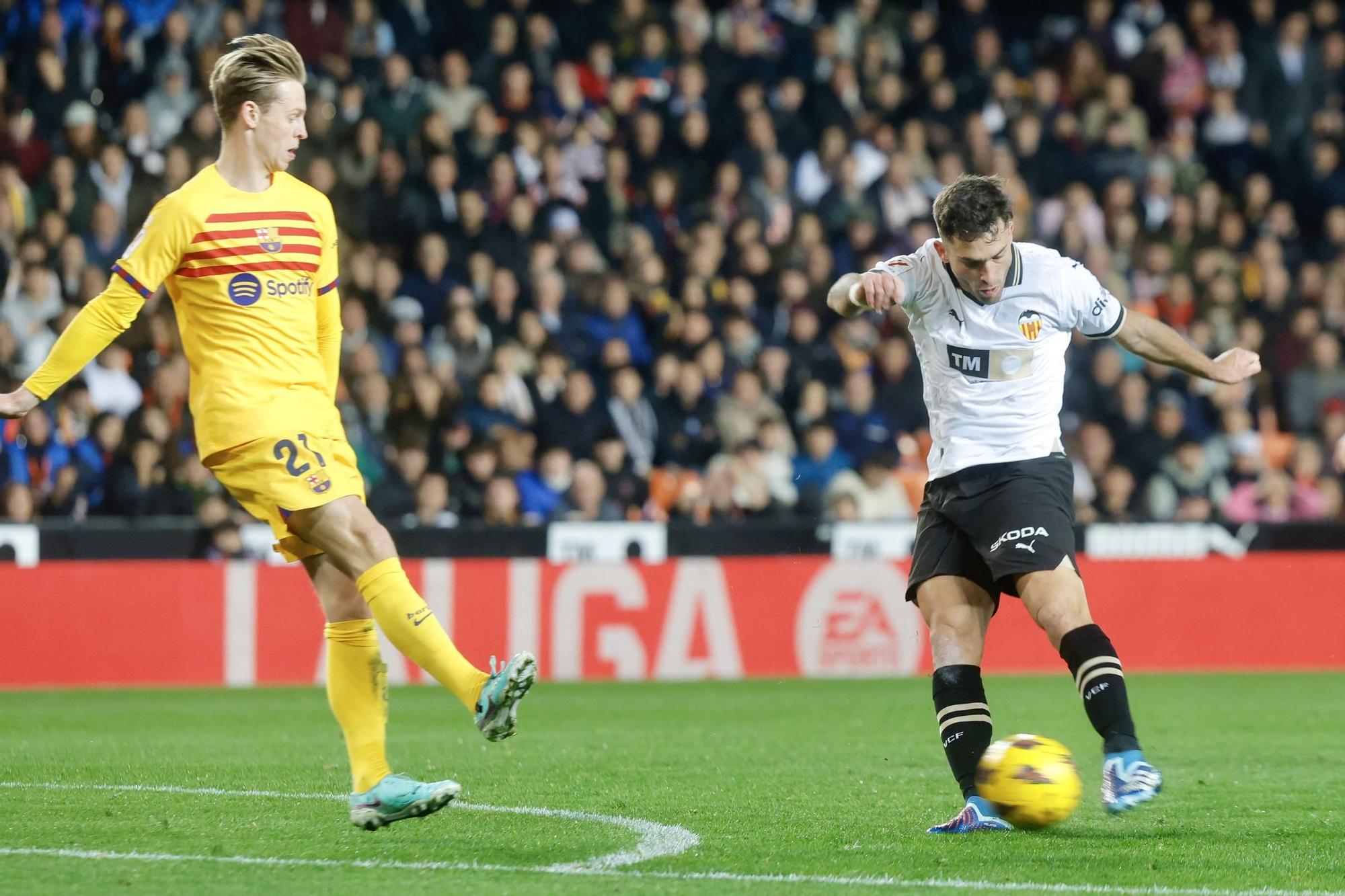 Valencia - Barça en imágenes