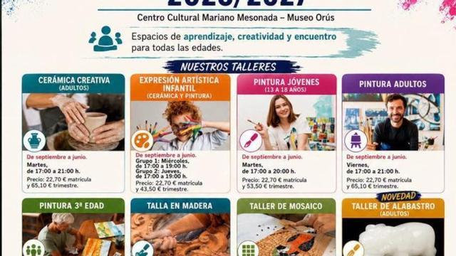 El programa de actividades culturales es muy variado.