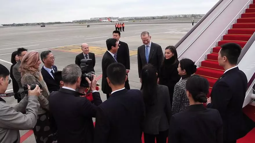 Llegada de los Reyes a China