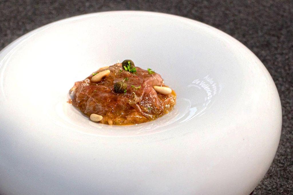 Cremoso de arroz con atún, restaurante Saiti.
