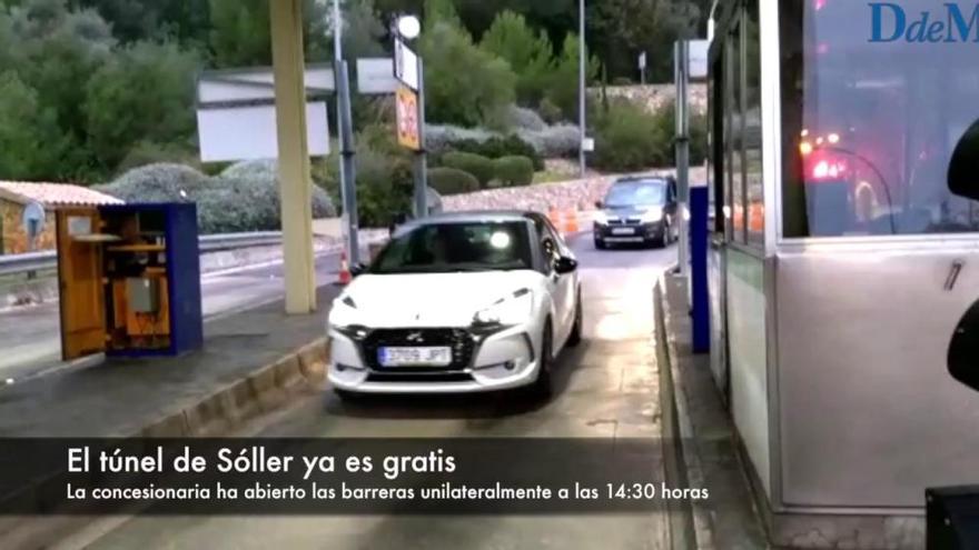 Mallorca feiert den Mautfall am Sóller-Tunnel