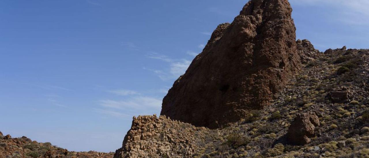 Senderistas en el Parque Nacional del Teide.