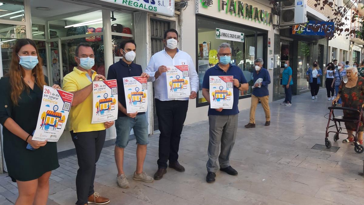 Presentación de la campaña de bonos comercio en Puente Genil.