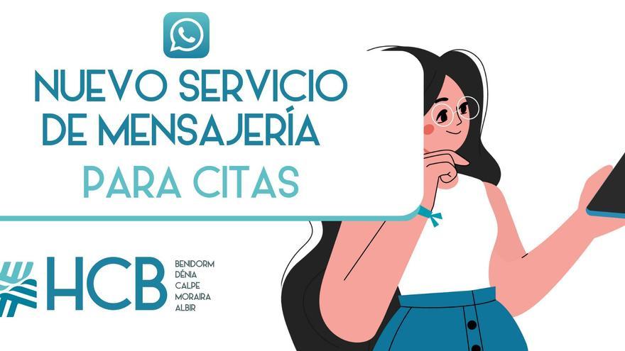 HCB Hospitales agiliza la gestión de citas  con su nuevo servicio de mensajería