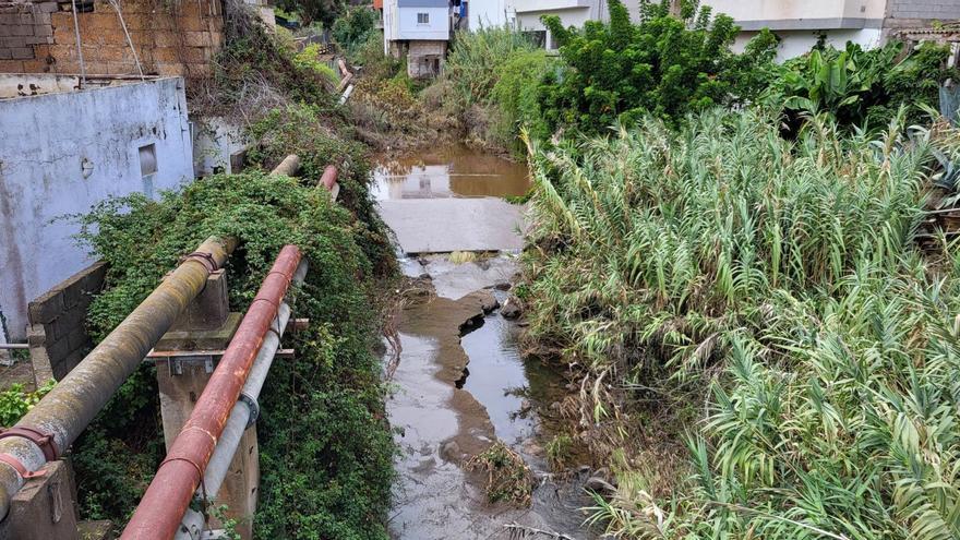 La Laguna admite falta de limpieza en los barrancos que eleva el riesgo de las lluvias
