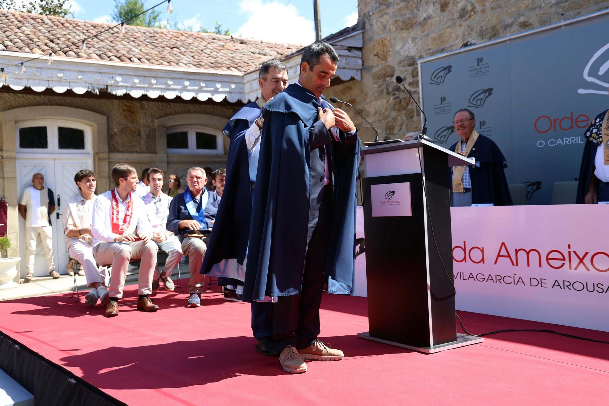 Un momento del XVII Capítulo da Orde da Ameixa de Carril.