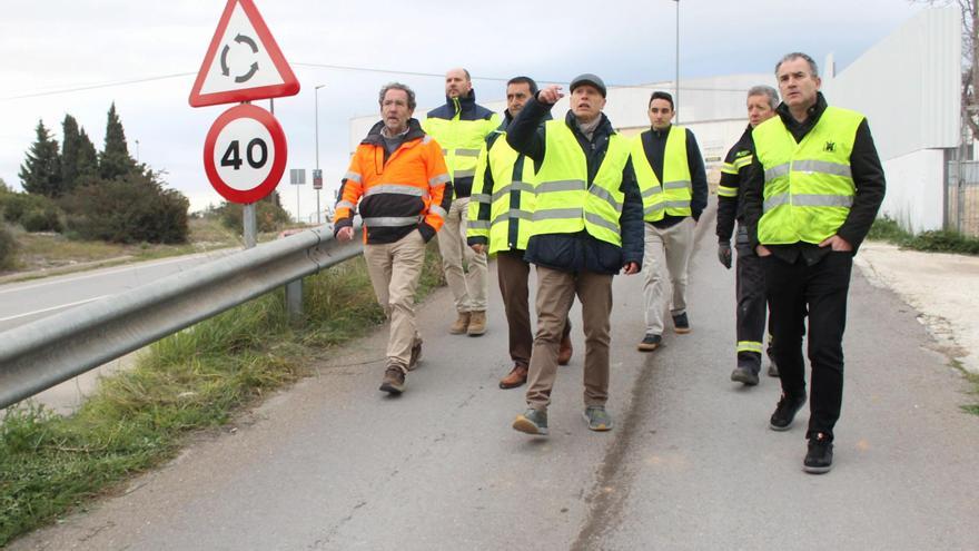 Ontinyent impulsa la renovación de luminarias con tecnología led en la ronda sur