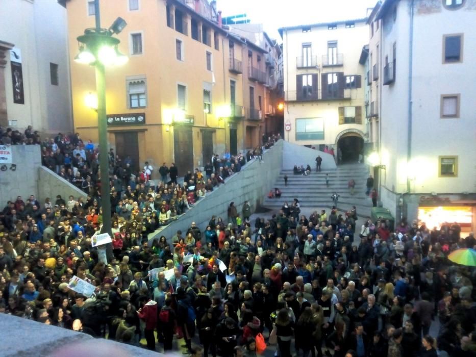 Concentració contra la homofòbia a Berga