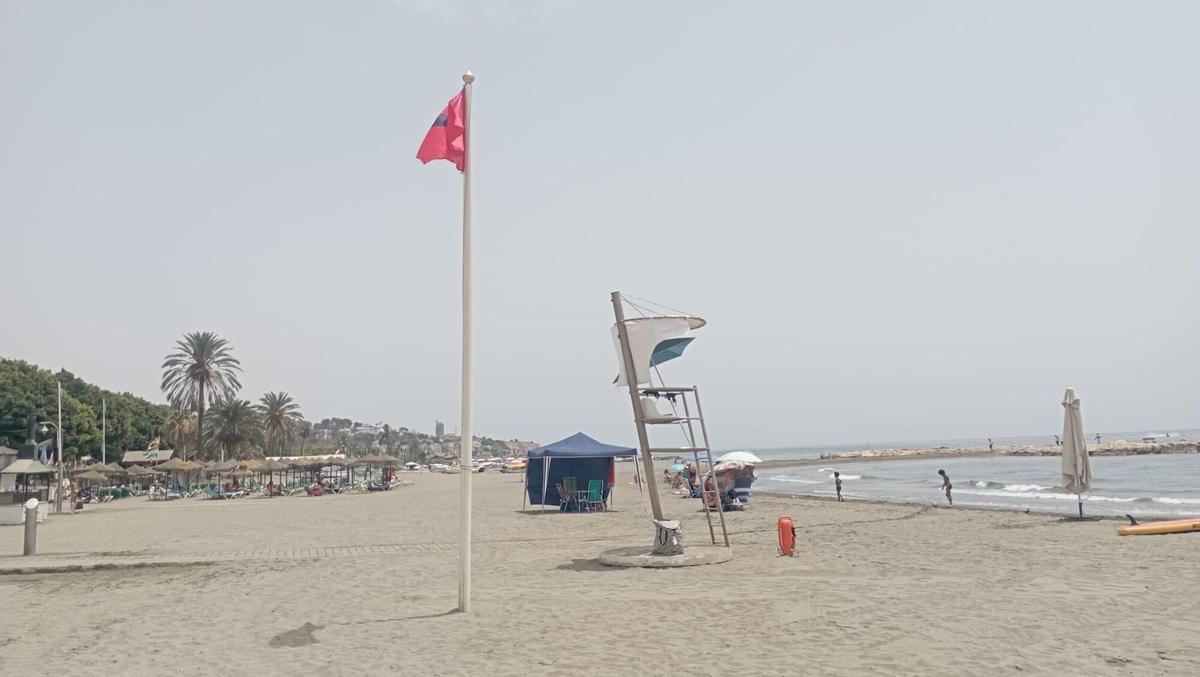 Bandera roja en las playas de El Palo y Pedregalejo por la presencia de E.coli detectada a finales de julio
