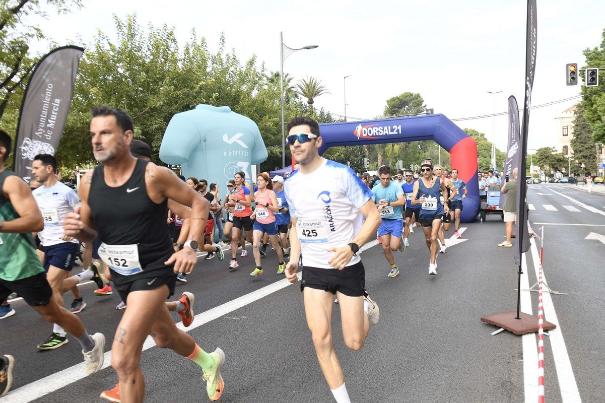 La carrera y marcha Solidaria Asteamur, en imágenes