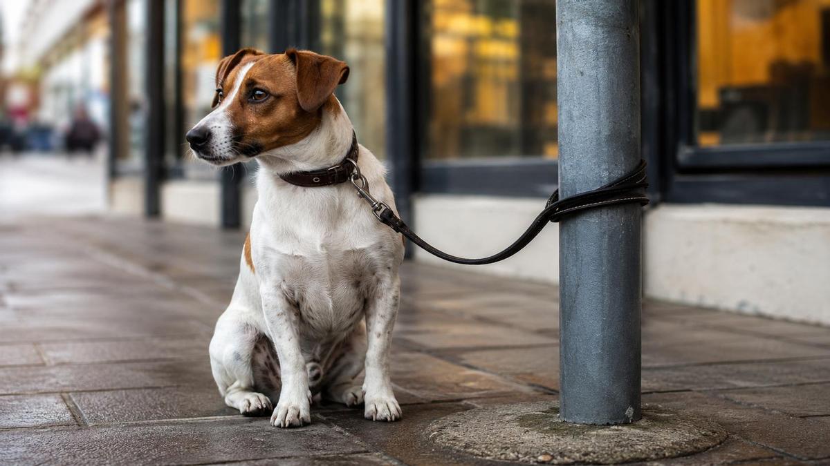 La norma cambia una escena cotidiana que durante años se ha visto como algo normal: dejar a tu perro atado en la puerta de una tienda.