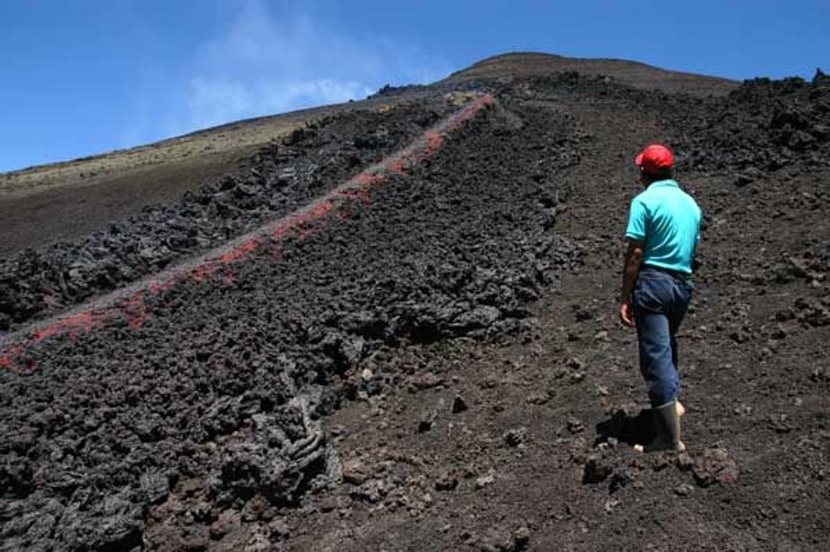 Pacaya es el volcán con mayor actividad de Centroamérica.