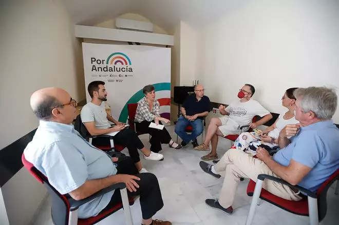 Las imágenes de Por Andalucía en el primer día de campaña en Córdoba