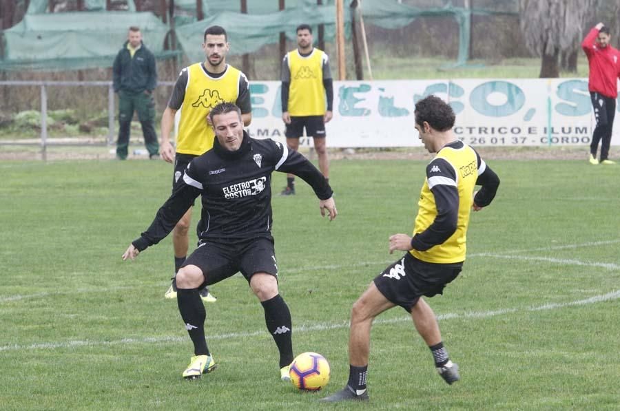 Primer entrenamiento de Curro Torres