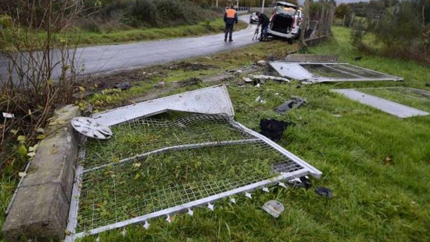 Fallece un joven y otros tres resultan graves en un accidente en Ourense