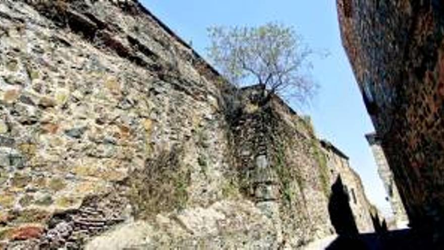 Siglos de espaldas a la muralla de Cáceres