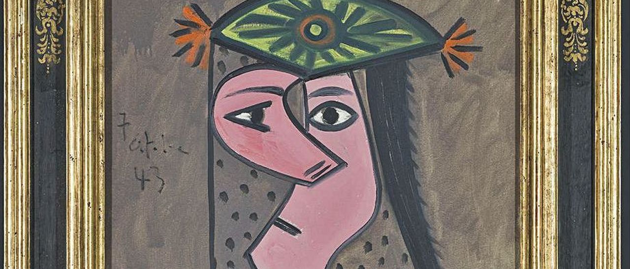 El cuadro de Picasso 'Buste de Femme 43'.