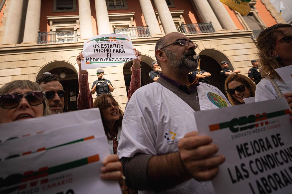 Huelga de médicos en Tenerife por el Estatuto Marco