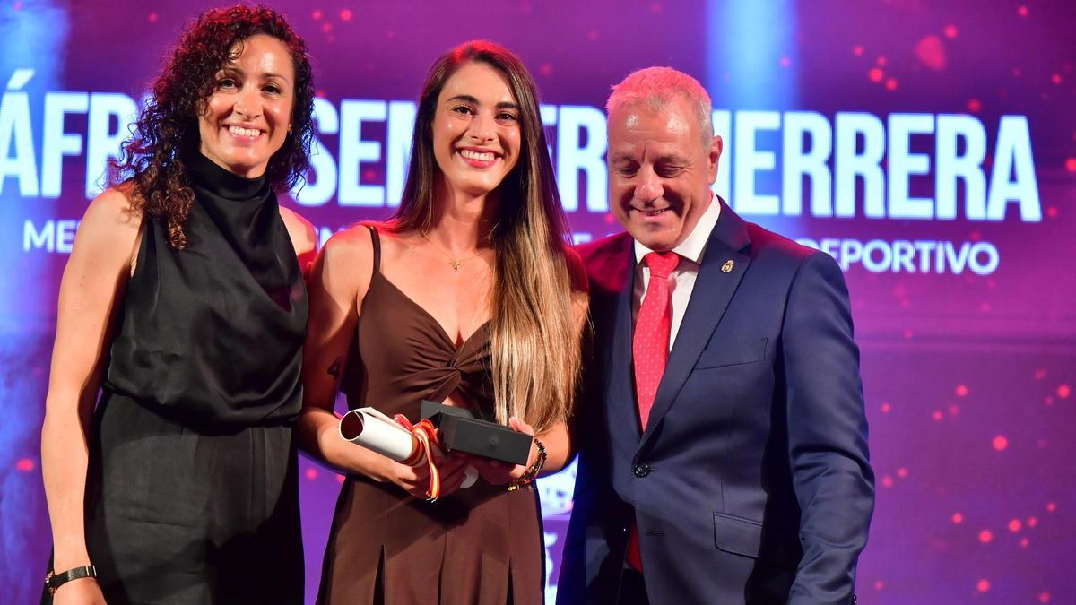 África Sempere, en la gala.