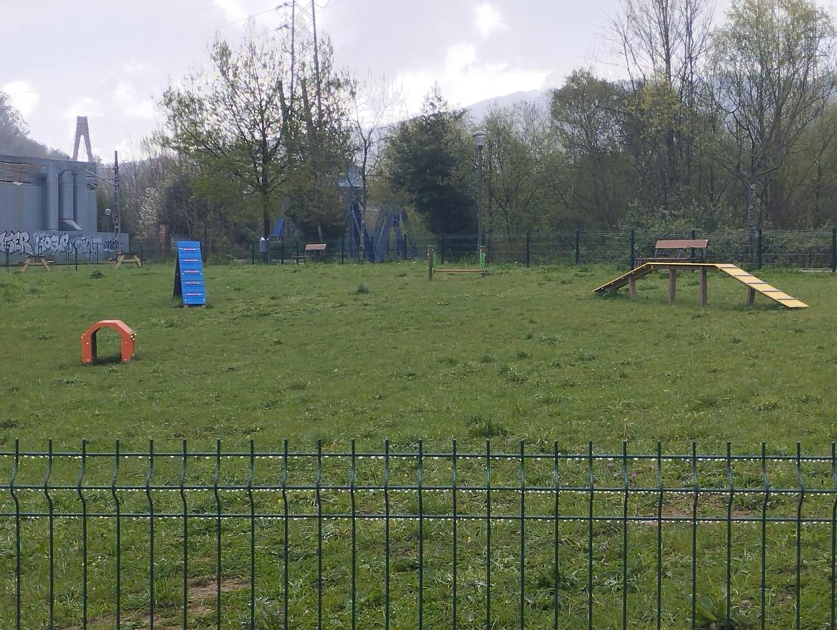 Las instalaciones del nuevo parque canino.
