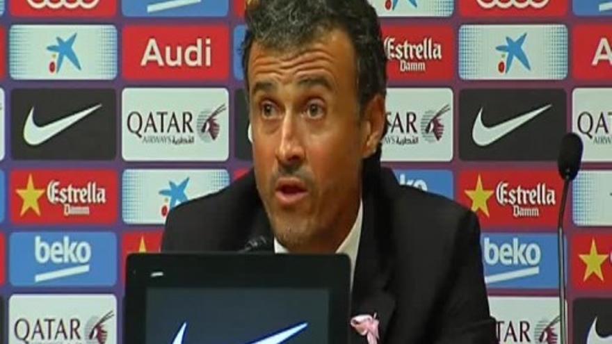 Luis Enrique: "Iremos al Bernabéu a ser mejores que el rival"