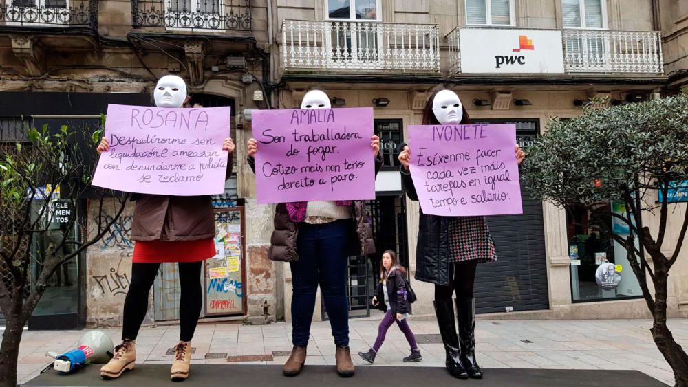 Las mujeres gallegas claman en Vigo por la igualda