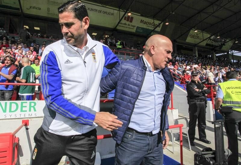 El partido entre el Lugo y el Real Oviedo, en imágenes