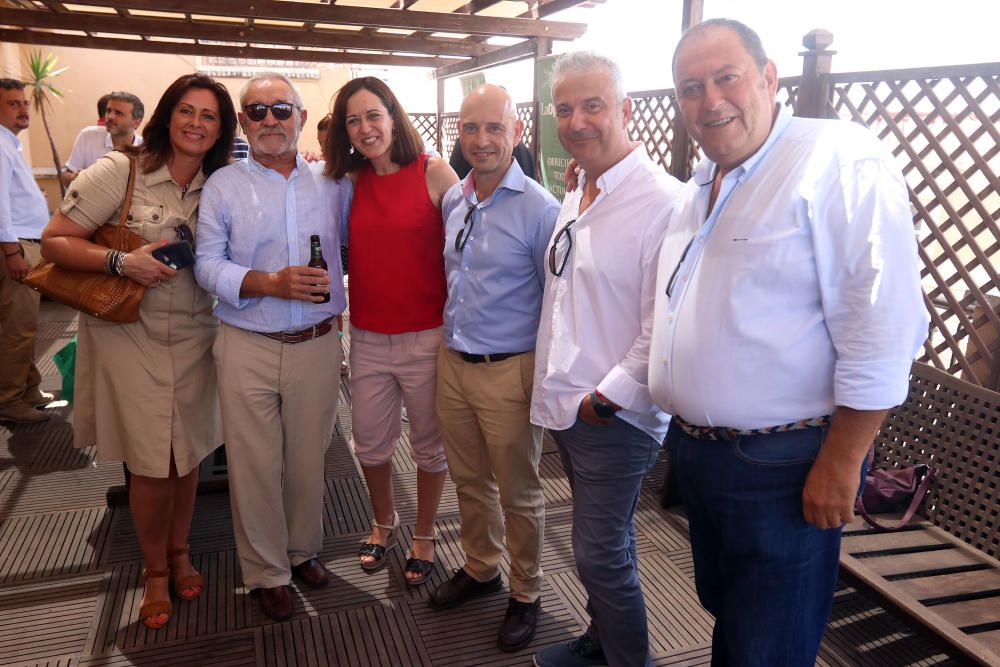 Personajes del mundo del deporte malagueño y representantes políticos, entre los invitados a nuestra terraza en la jornada del jueves.