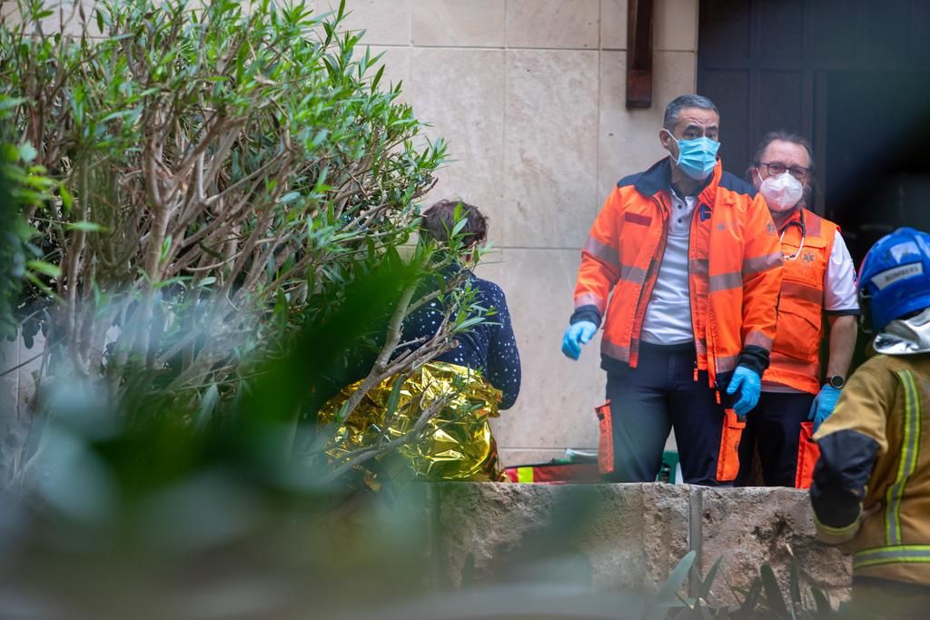 Incendio en el edificio Torremar de Palma