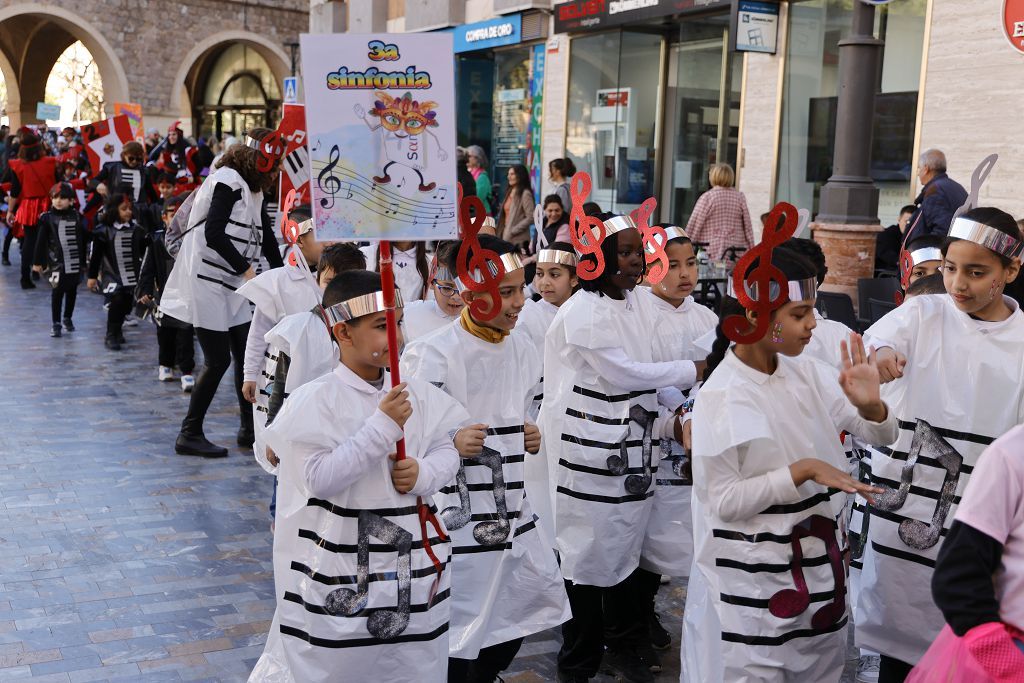 El desfile infantil del Carnaval de Cartagena, en imágenes