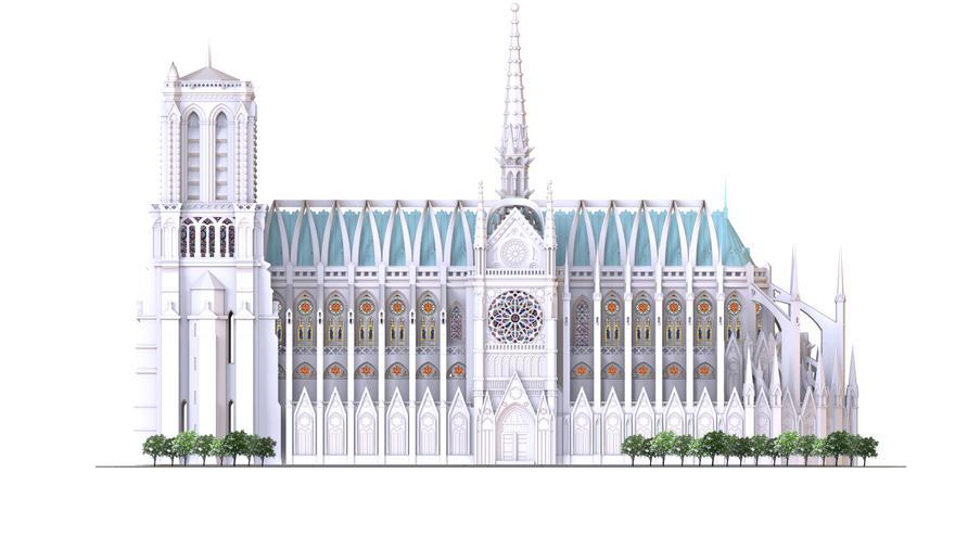 El espectacular proyecto de un ingeniero de Nules para reconstruir Notre Dame