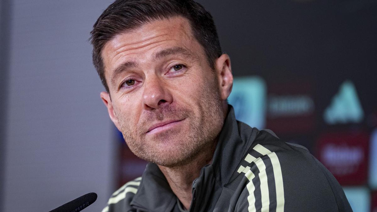 El entrenador del Real Madrid, Xabi Alonso.