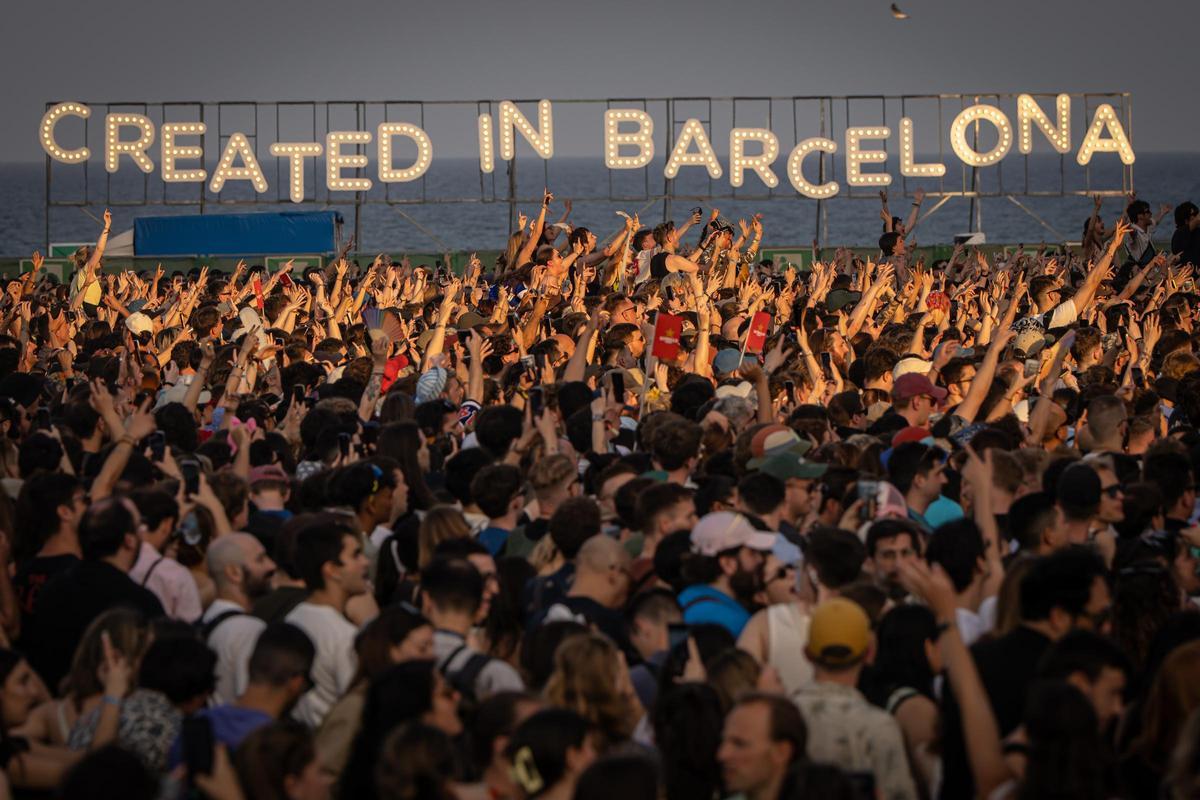 Público en la última edición del Primavera Sound, en el parque del Fòrum, en Barcelona.