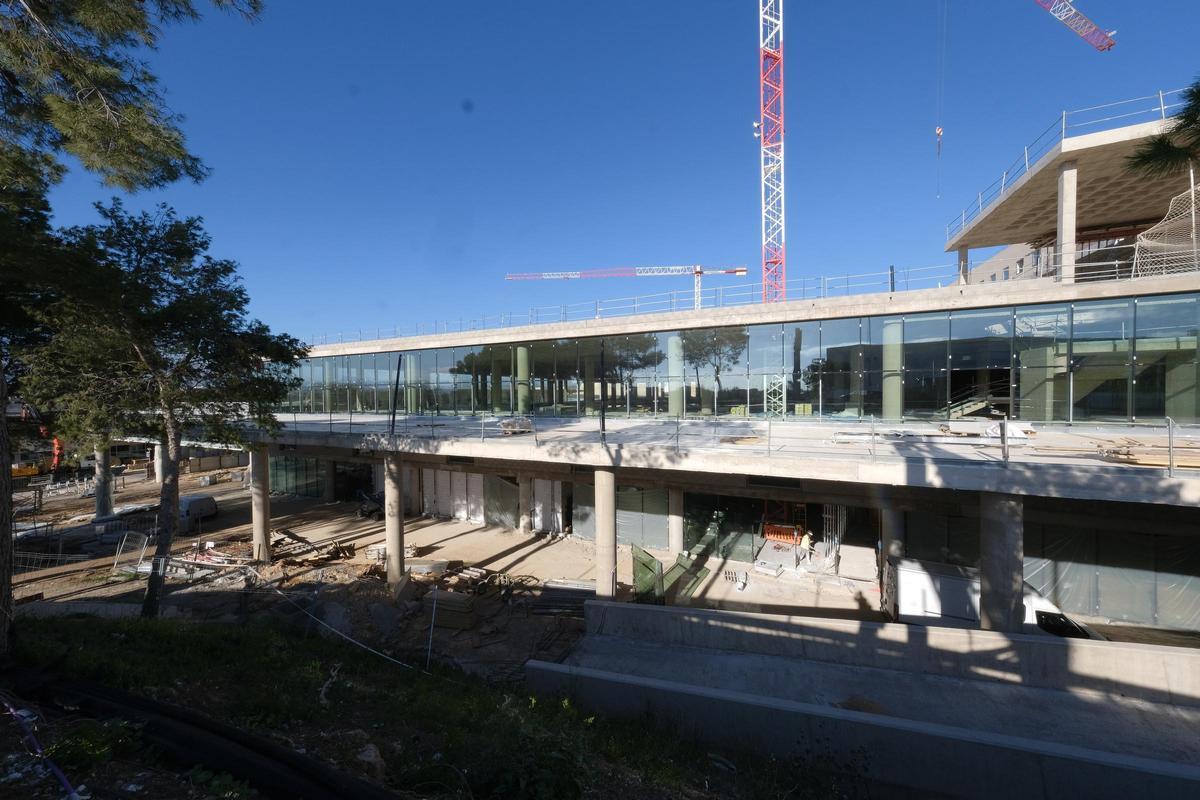 Las obras de ampliación de la terminal empiezan a tomar forma
