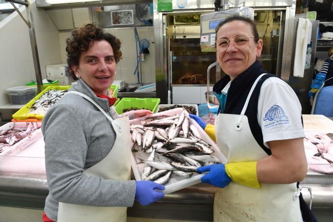 La sardina en el San Juan de A Coruña: abundante, sin grasa y a precios moderados