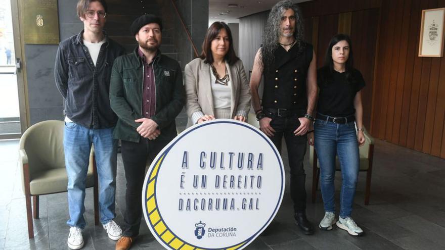 Presentación del festival, ayer en el teatro Colón.  | // CARLOS PARDELLAS