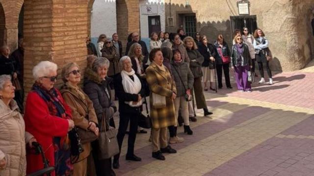 Lectura del manifiesto el 8M en Fuendejalón.