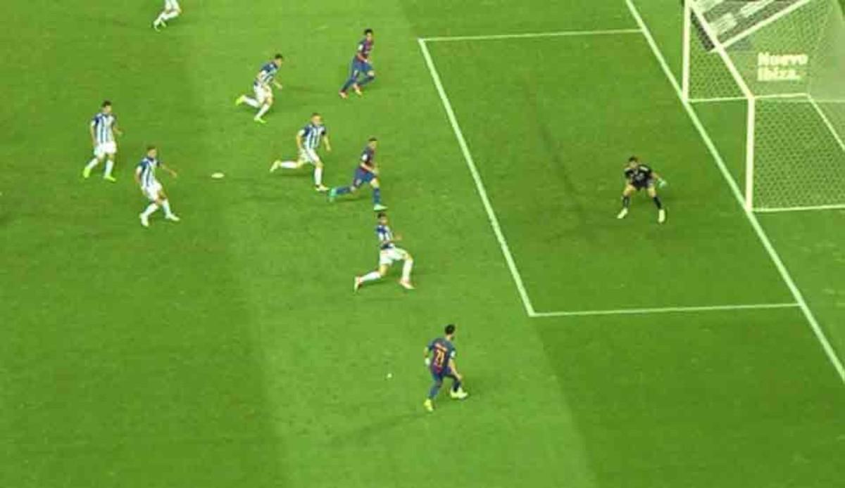 Neymar marcó en una posición dudosa