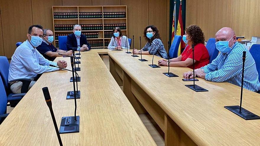 Reunión celebrada ayer con el fiscal jefe de València.