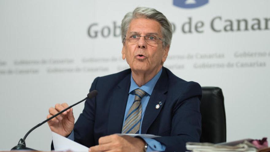 El consejero y portavoz del Gobierno de Canarias, Julio Pérez.