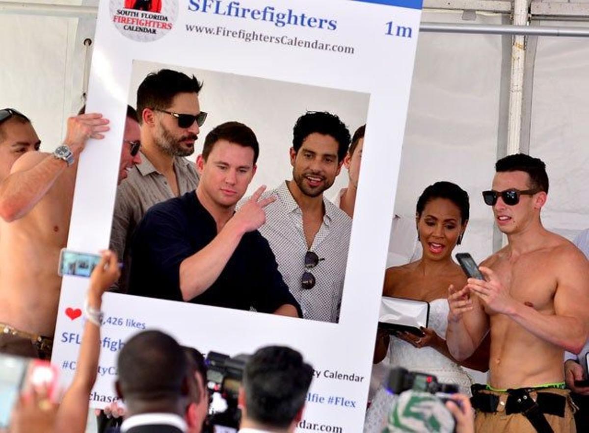 Channing Tatum muestra su apoyo a los bomberos