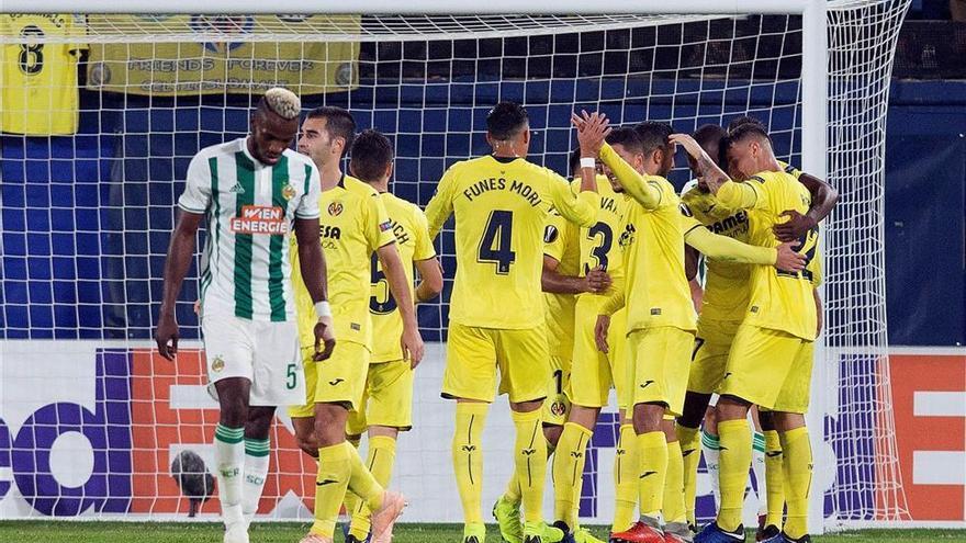 El Villarreal golea en su primer triunfo local ante un endeble Rapid de Viena